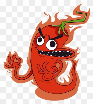 Chilli Pepper May Challenge - Chili Pepper Cartoon Transparent Clipart