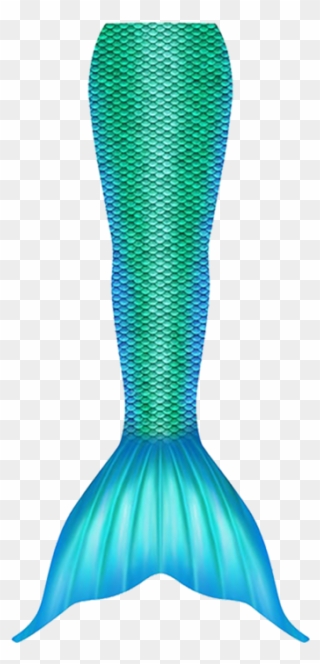 Aqua Teal Tail Frenzy Mermaids - Illustration Clipart