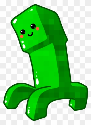 Clipart Free Download Chibi Creeper By Ronindude On - Minecraft Creeper Art Png Transparent Png