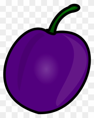 Glossy Plum - Plum Clipart - Png Download