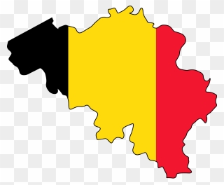Prophecy Of Rise Of Hate And Attacks In Belgium - Belgium Flag Map Clipart