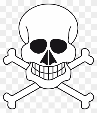 Skull, Skeleton, Pirate, Bones, Vector - Iskelet Çizimi Clipart