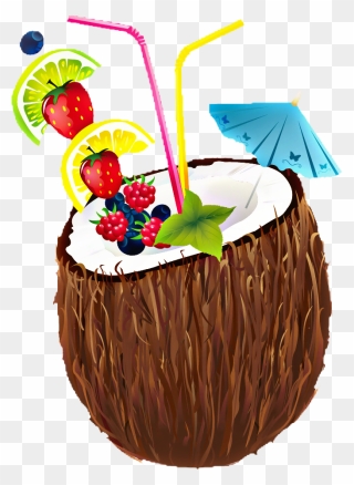 #sticker #contest #coconut #pinacolada #drinkstickers - Coconut Drink Clipart - Png Download