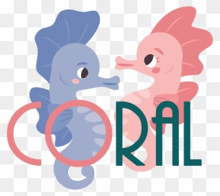 Logo Coral Emotions - Cartoon Clipart