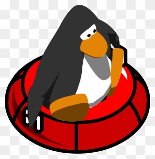 Inner Tube Club Wiki - Club Penguin Penguin Sled Clipart