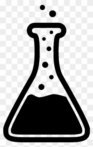 Laboratory Flask Glass Png Free Image - Erlenmeyer Flask Clipart Transparent Png