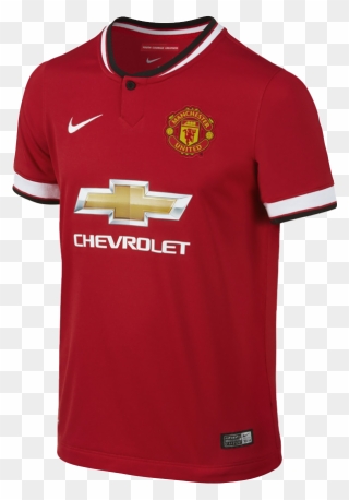 Red Jersey Png Clipart - Manchester United Jersey 2014 15 Transparent Png