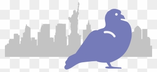 Nyc Pigeon - Stickers New York Clipart