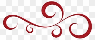 Red Flourish Clipart - Png Download