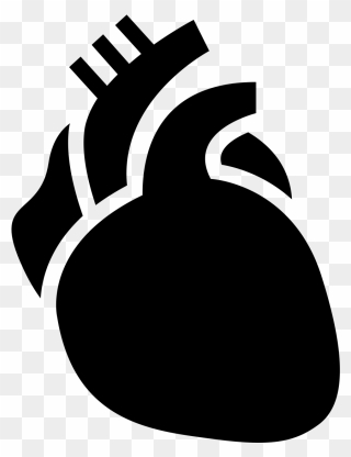 Anatomical Heart Icon Clipart