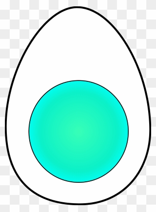 Soft Boiled Egg - Half Egg Vector Png Clipart
