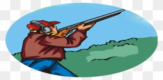 Clay Pigeon Shooting Clipart