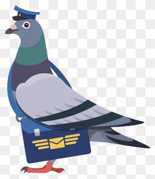 Racing Pigeon Cartoon Clipart