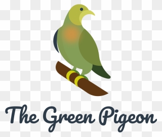 The Green Pigeon Logo - Illustration Clipart