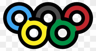 Olympic Games Clipart Olympic Rings - Transparent Cool Olympic Rings - Png Download
