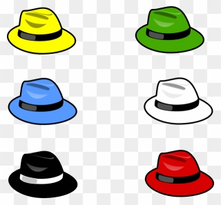 Indiana Jones Clip Art - 6 Thinking Hats Png Transparent Png