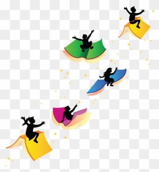 Mikkelsen Madness Library - Flying Books Png Transparent Clipart
