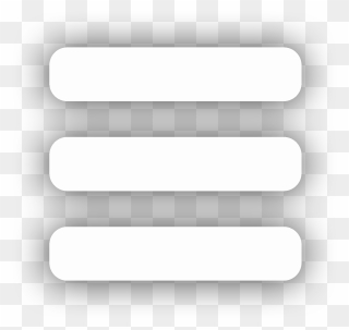 Menu Bar Icon White Clipart , Png Download - Menu 3 Bar Png Transparent Png