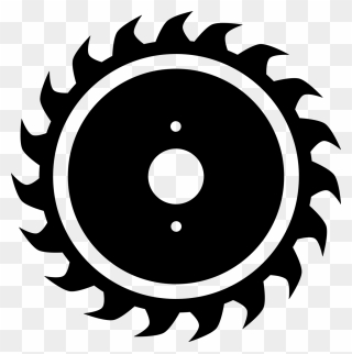 Circular Saw Blade Logo Clipart