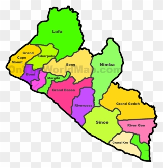 Liberia - Liberia Map Clipart