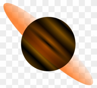 Brown,planet,saturn - Saturno Png Clipart