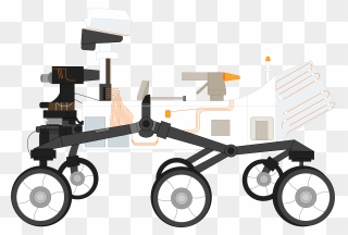 Transparent Mars Rover Clipart - Curiosity Rover Dimensions - Png Download