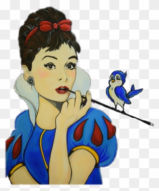 #audreyhepburn #cartoon #disney#bird#movie - Hepburn, Audrey Clipart