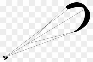 Kitesurf Silhouette Png Clip Arts - Kitesurf Vector Transparent Png