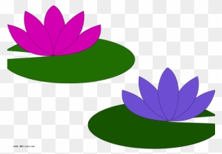 Lily Pad Clip Art Free - Png Download