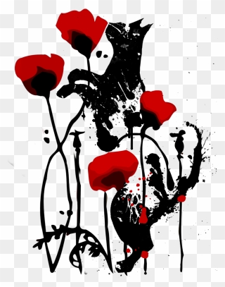 #poppies #cat - Illustration Clipart