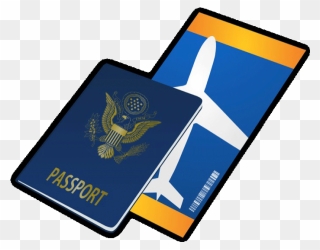 Passport Travel Clip Art - Png Download