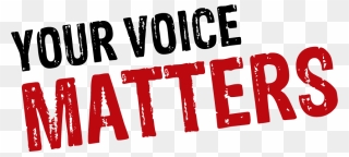 Your Voice Matters Clipart - Png Download