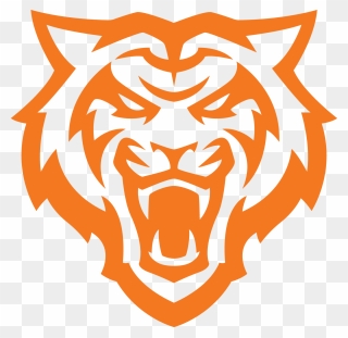 1-color Primary Bengal Logo - Idaho State Bengals Logo Clipart