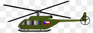 Military Helicopter Clipart - Png Download