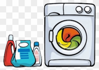 Cute Drawing Of Washing Machine Clipart