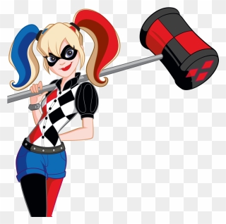 Harley Quinn Dc Super Hero Girls Clipart