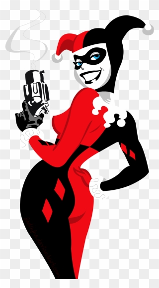 Classic Harley Quinn Cartoon Clipart
