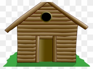 Cabin Clipart Silhouette - Three Little Pigs Houses Clipart - Png Download
