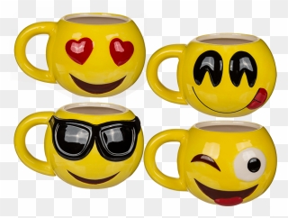 Teacup Mug Ceramic Gift Emoji Free Hd Image Clipart - Transparent Emoji Cup - Png Download
