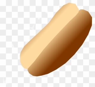 Hot Dog Bun Clipart Transparent Stock Hotdog Bun Clip - Hot Dog Bun Cartoon - Png Download