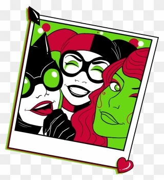 Harleen Quinzel, Harley Quinn, And Poison Ivy Image - Harley Quinn Clipart