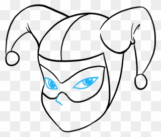 How To Draw Harley Quinn - Art Drawing Harley Quinn Clipart