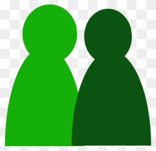 2 People Clipart Clip Art Free Two Green People Clip - 2 People Clipart - Png Download
