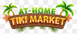At-home Tiki Market & Art Fair - Illustration Clipart