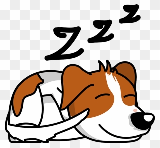 Sleeping Jack Russell Terrier Clipart - Clipart Jack Russell Dog - Png Download