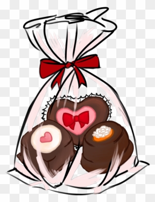 Chocolate In A Bag Drawing Clipart