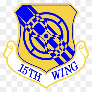 15 Wing Full Color Patch - Air Force Clipart