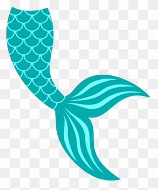 Clipart Transparent Background Mermaid Tail Png - Transparent Mermaid Tail Clipart