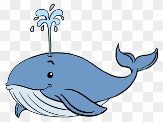 How To Draw Whale - Easy Blue Whale Drawing Clipart
