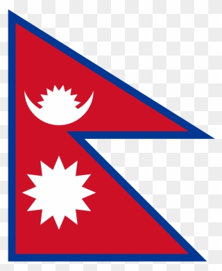 Nepal Flag High Resolution Clipart